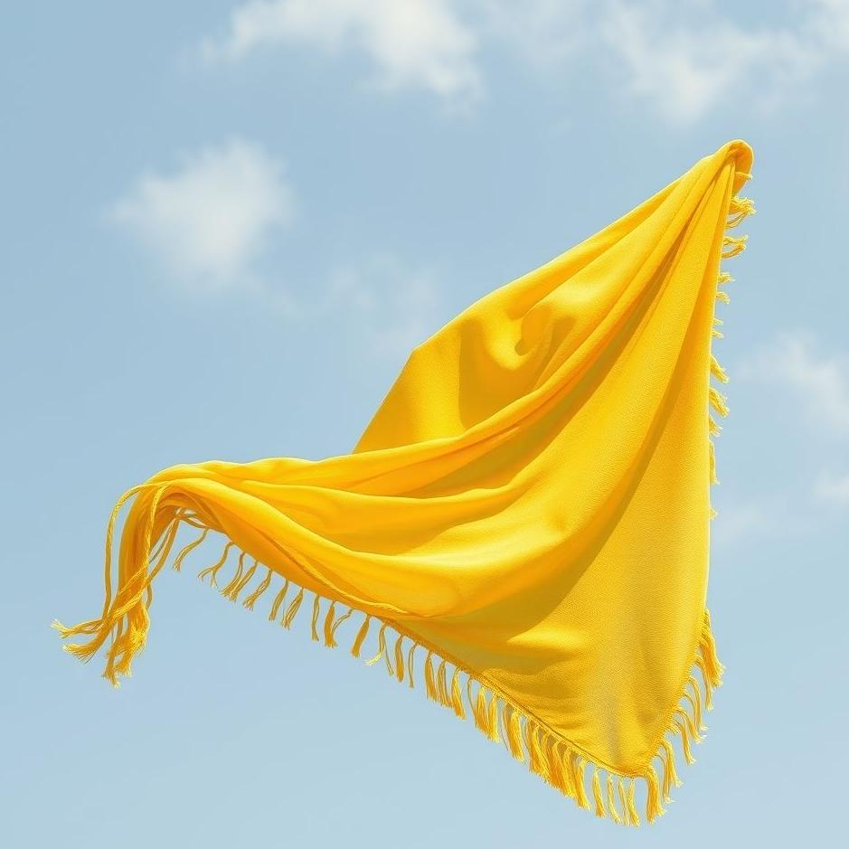 Dream : Yellow shawl as a gift in a dream