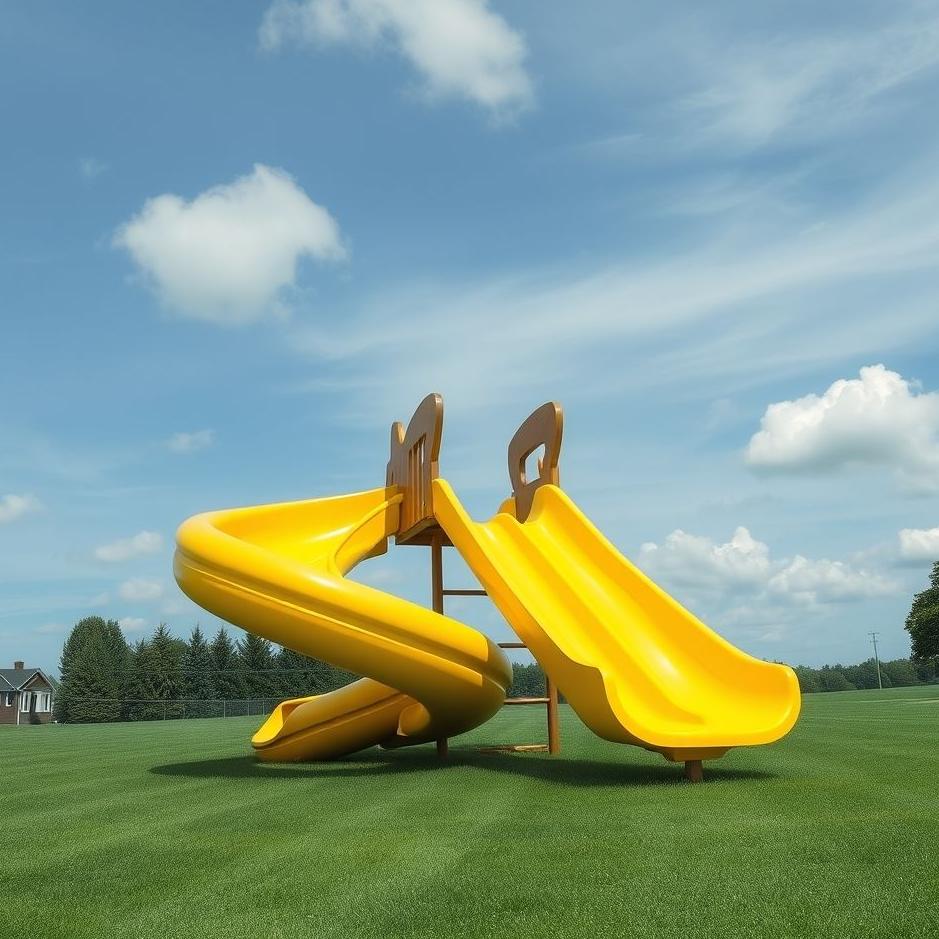 Dream : Yellow slide in a dream