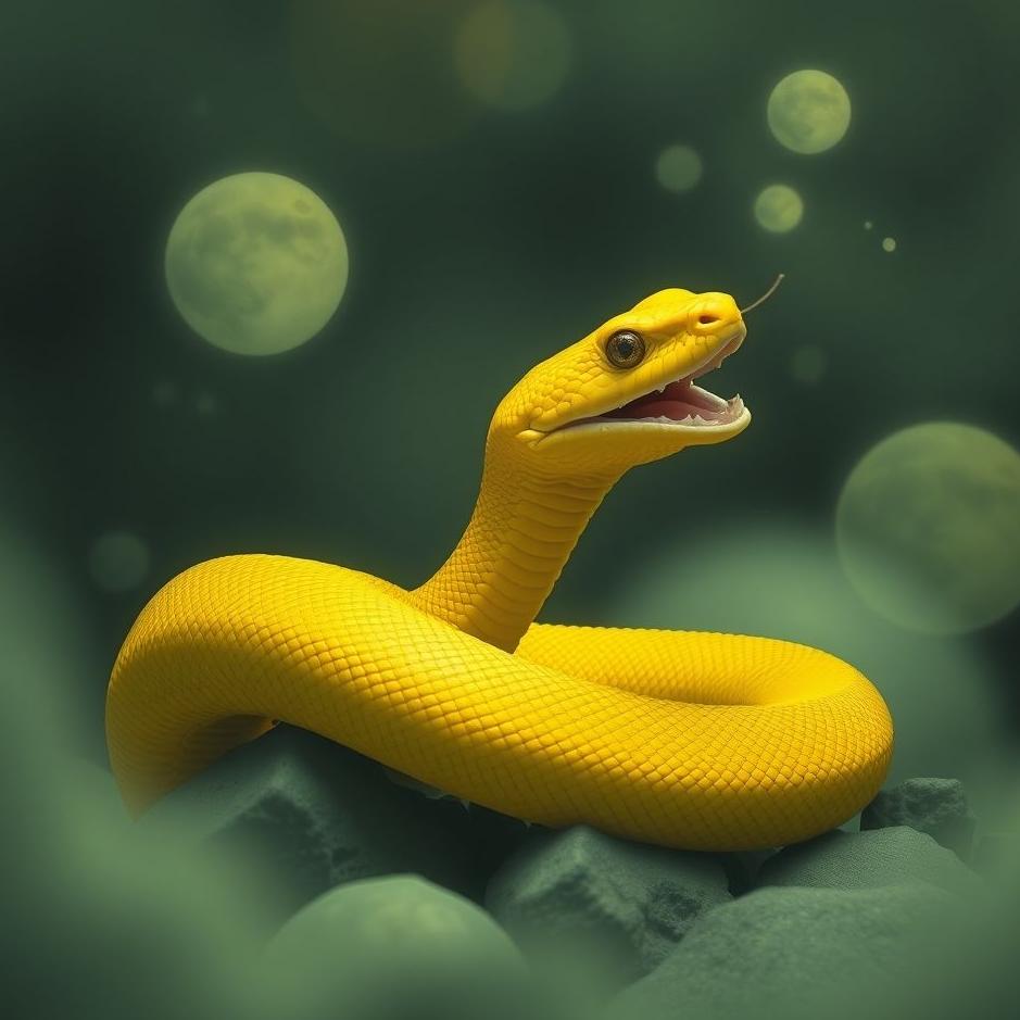 Dream : Yellow snake talking in a dream