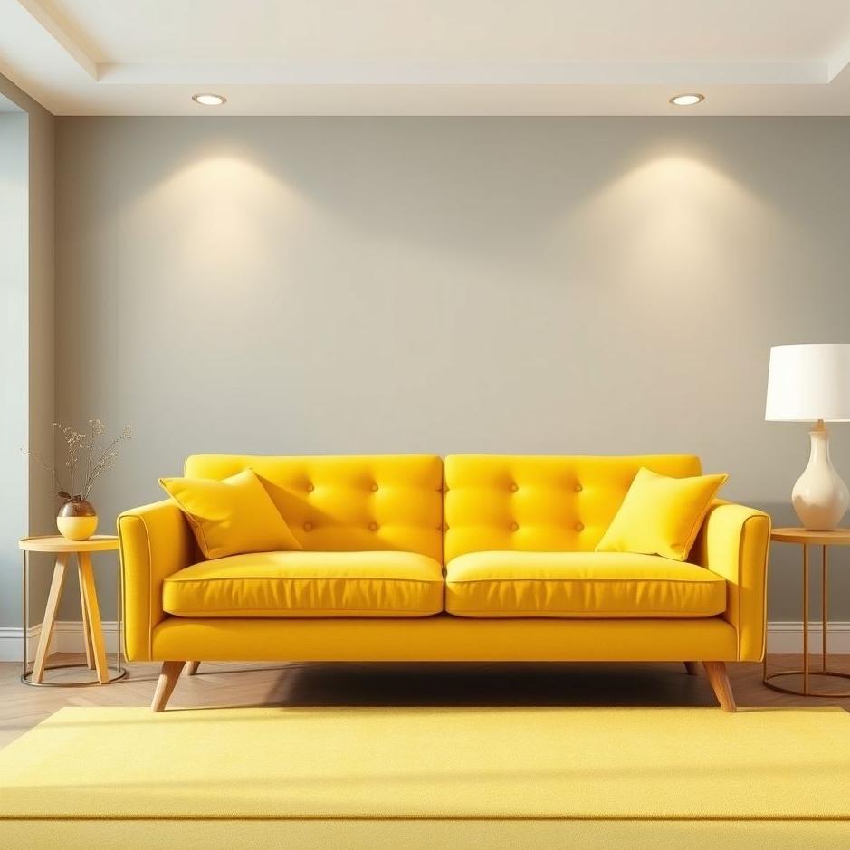 Dream : Yellow sofa set in a dream