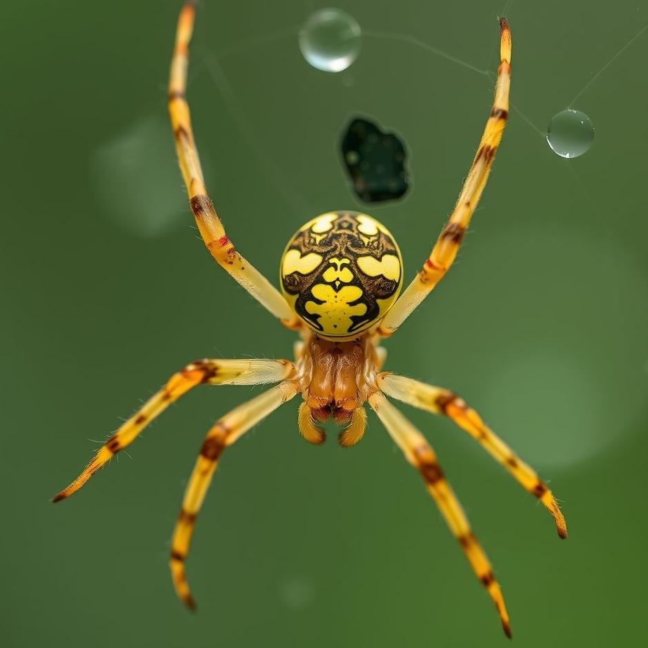 Dream : Yellow spotted spider in a dream