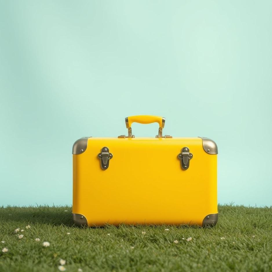 Dream : Yellow suitcase in a dream