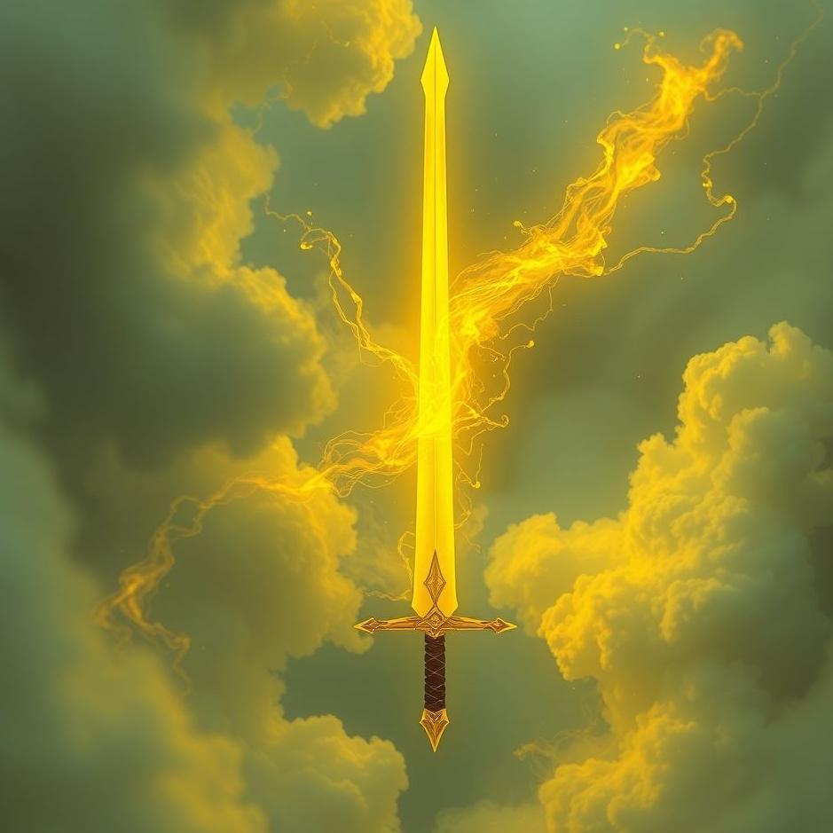 Dream : Yellow sword in a dream