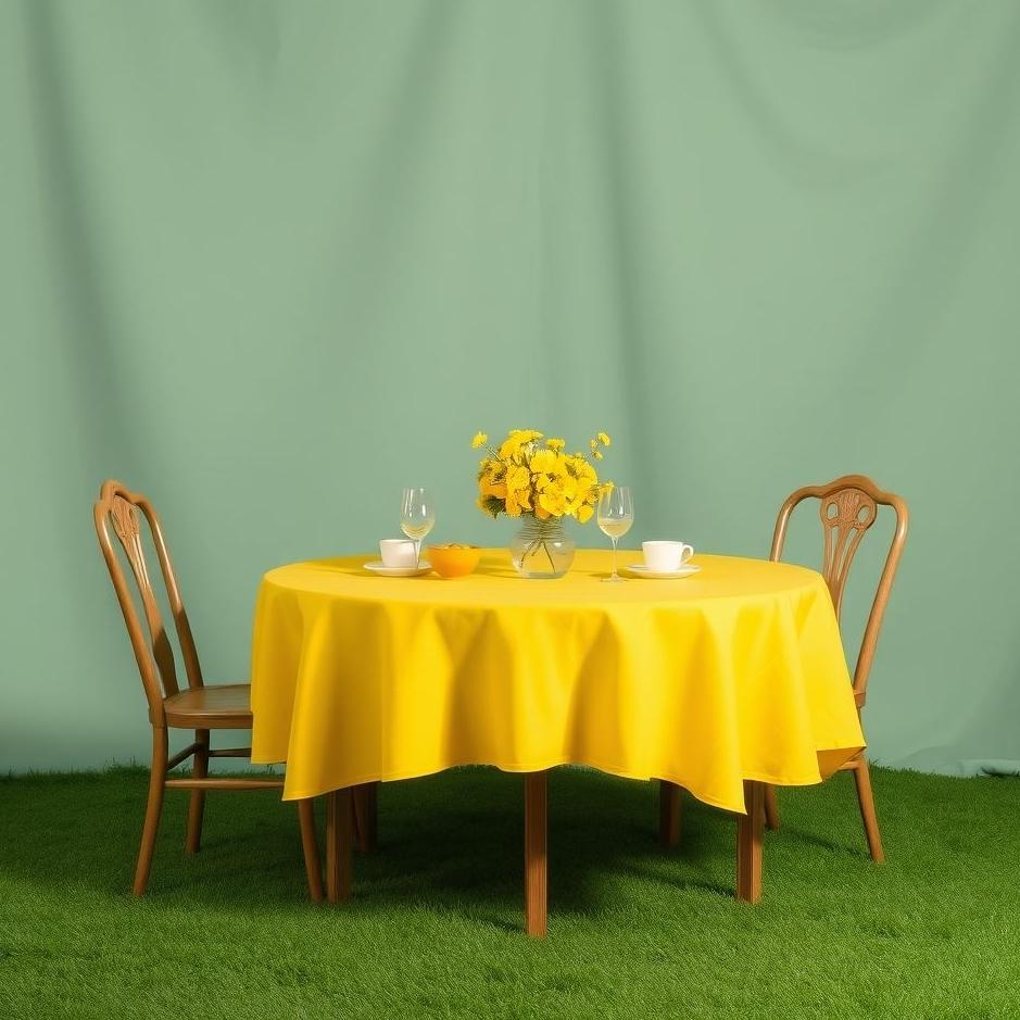 Dream : Yellow tablecloth in a dream