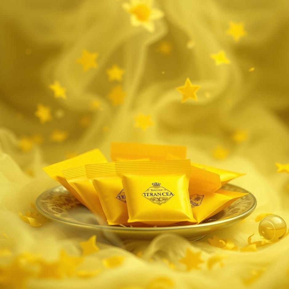Dream : Yellow tea packets in a dream