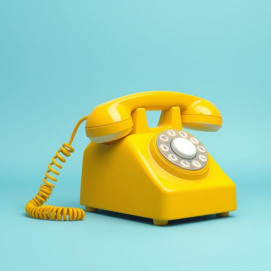 Dream : Yellow telephone in a dream