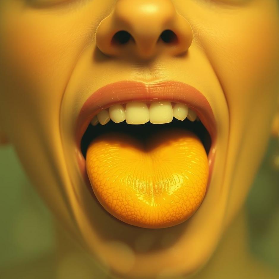 Dream : Yellow tongue in a dream