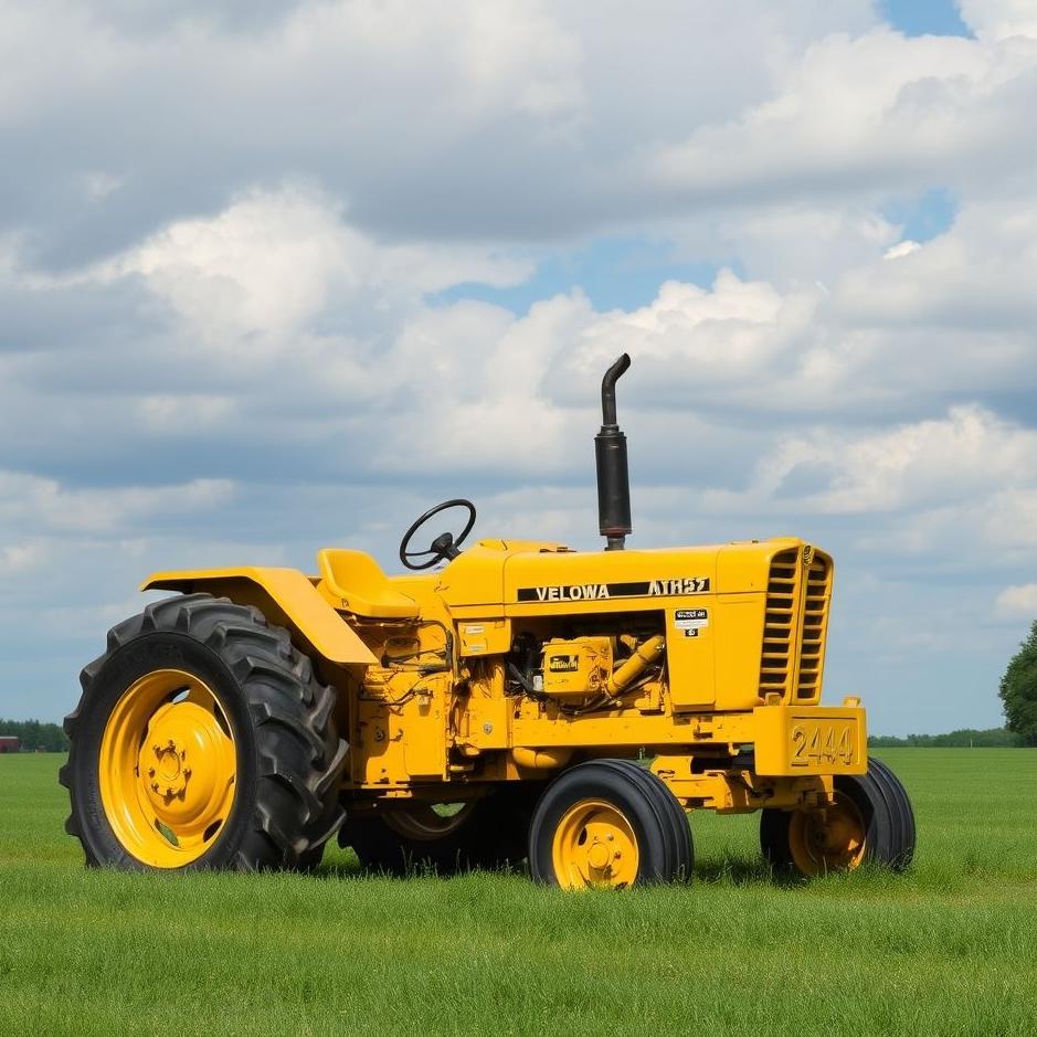 Dream : Yellow tractor in a dream