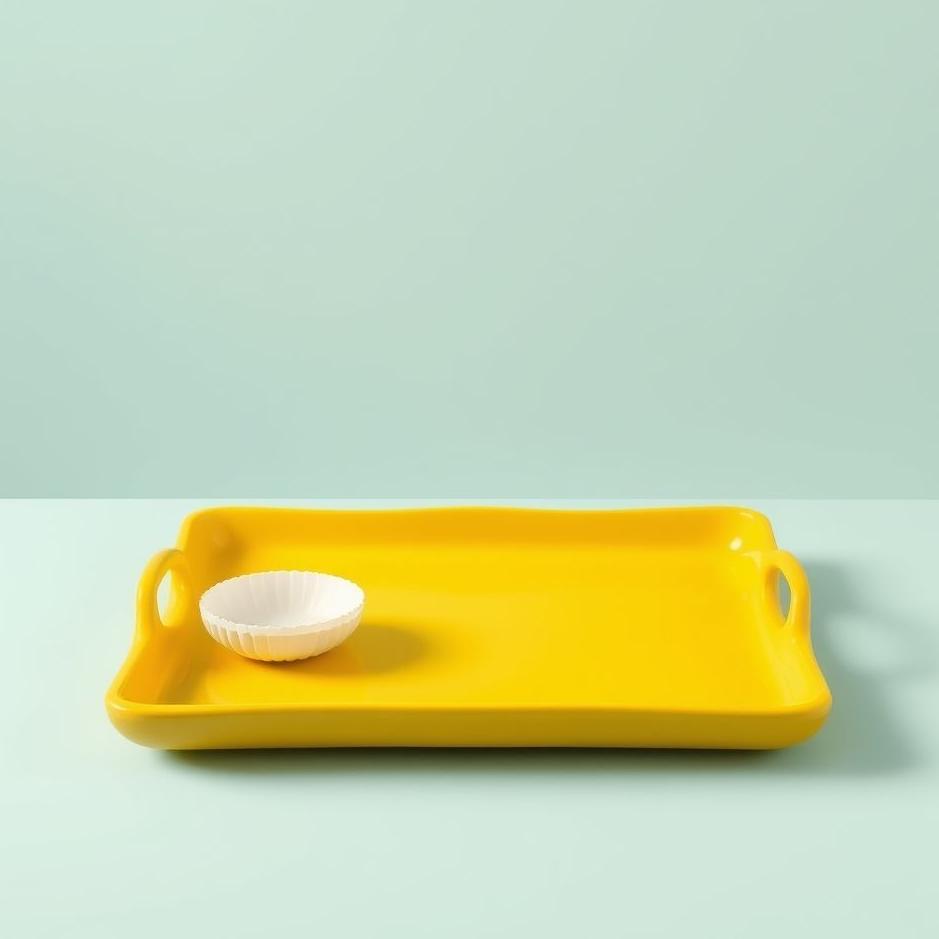 Dream : Yellow tray in a dream