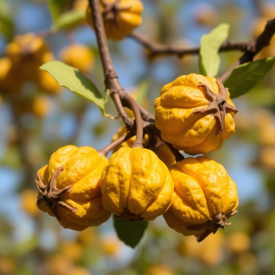 Dream : Yellow walnuts in a dream