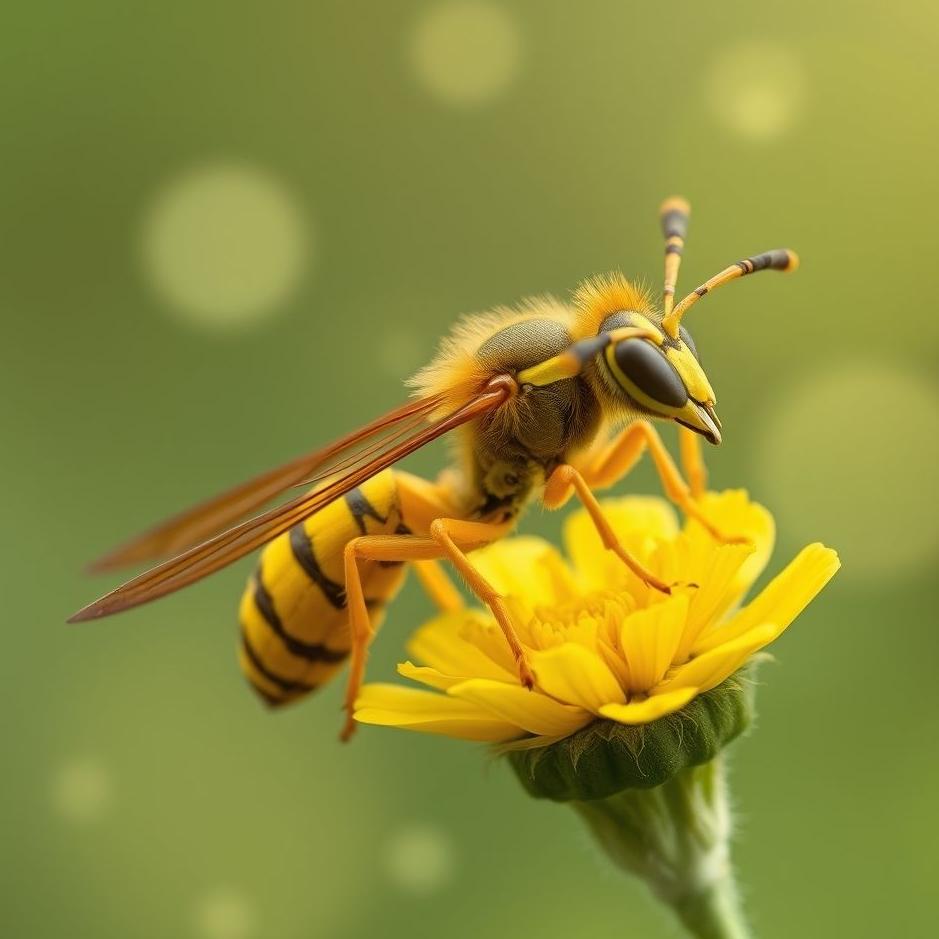 Dream : Yellow wasp in a dream