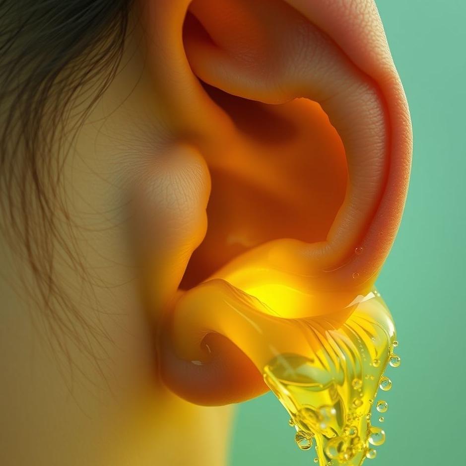 Dream : Yellow water coming from the ear in a dream