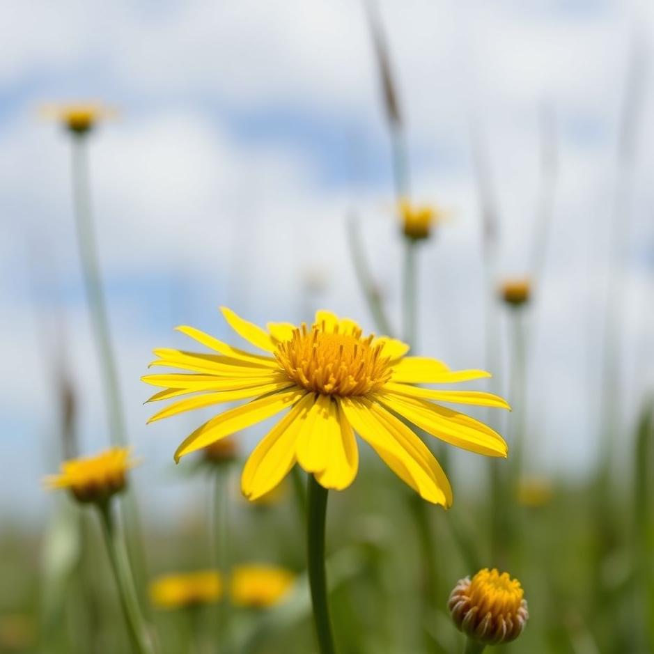 Dream : Yellow wildflower in a dream