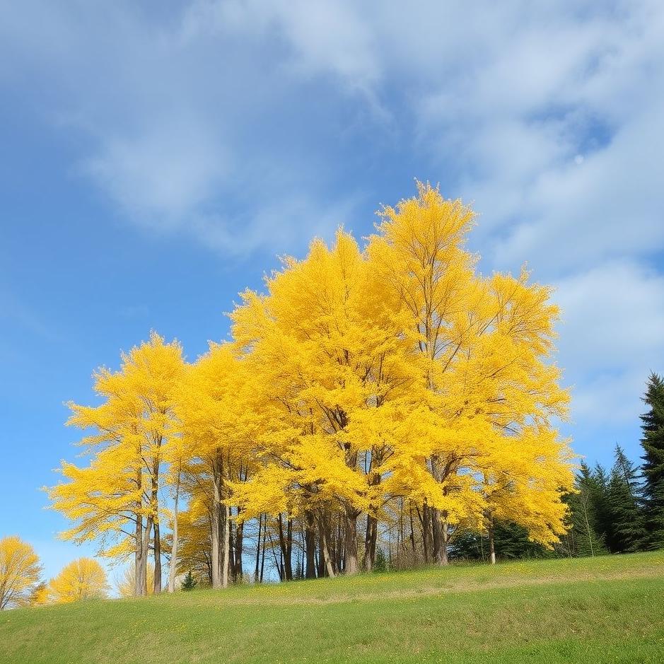 Dream : Yellow wood in a dream