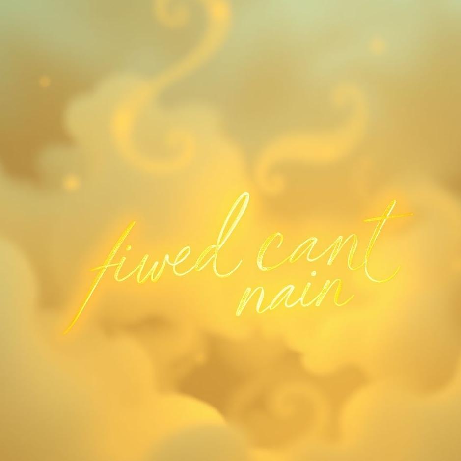 Dream : Yellow writing in a dream