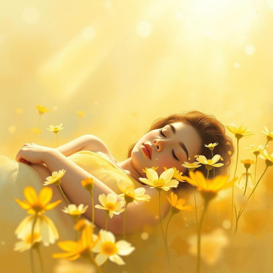 Dream : Yellowed and sleeping in the dream