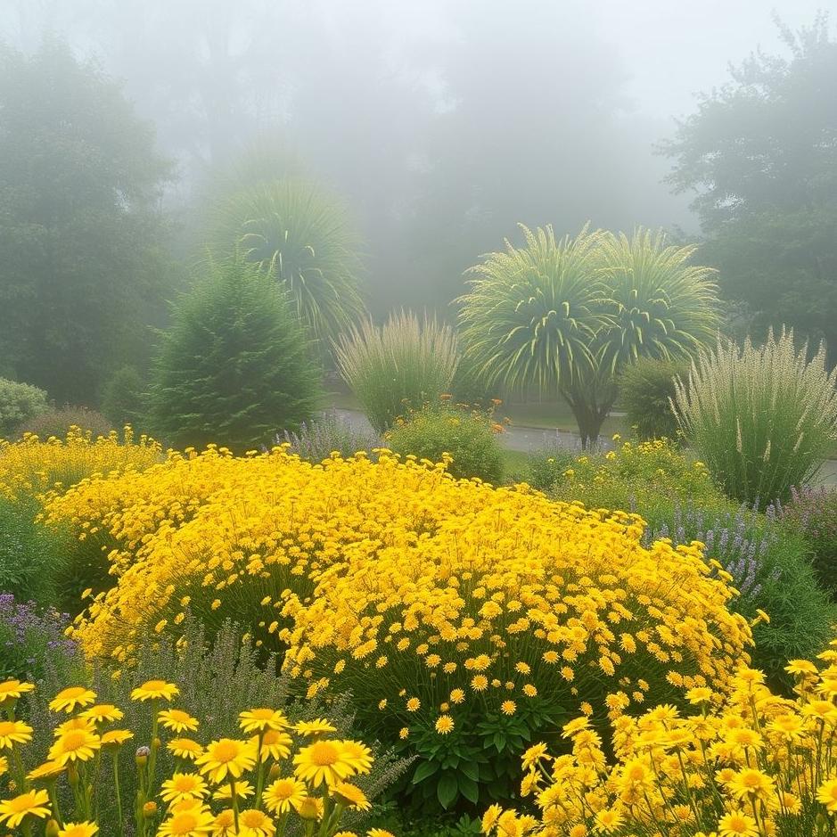Dream : Yellowed garden in a dream
