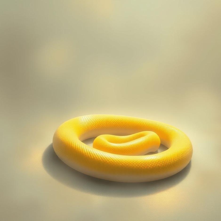 Dream : Yellowish snake in a dream
