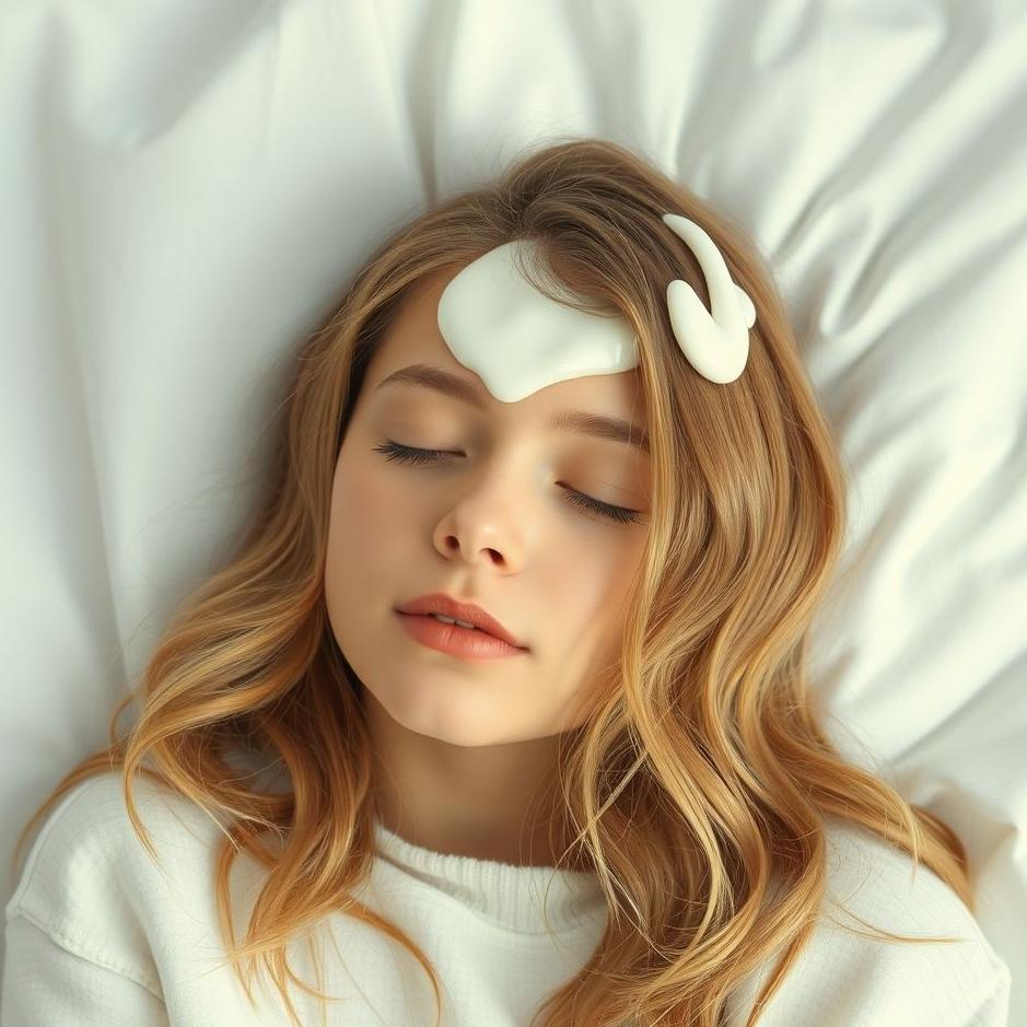 Dream : Yogurt on your hair in a dream