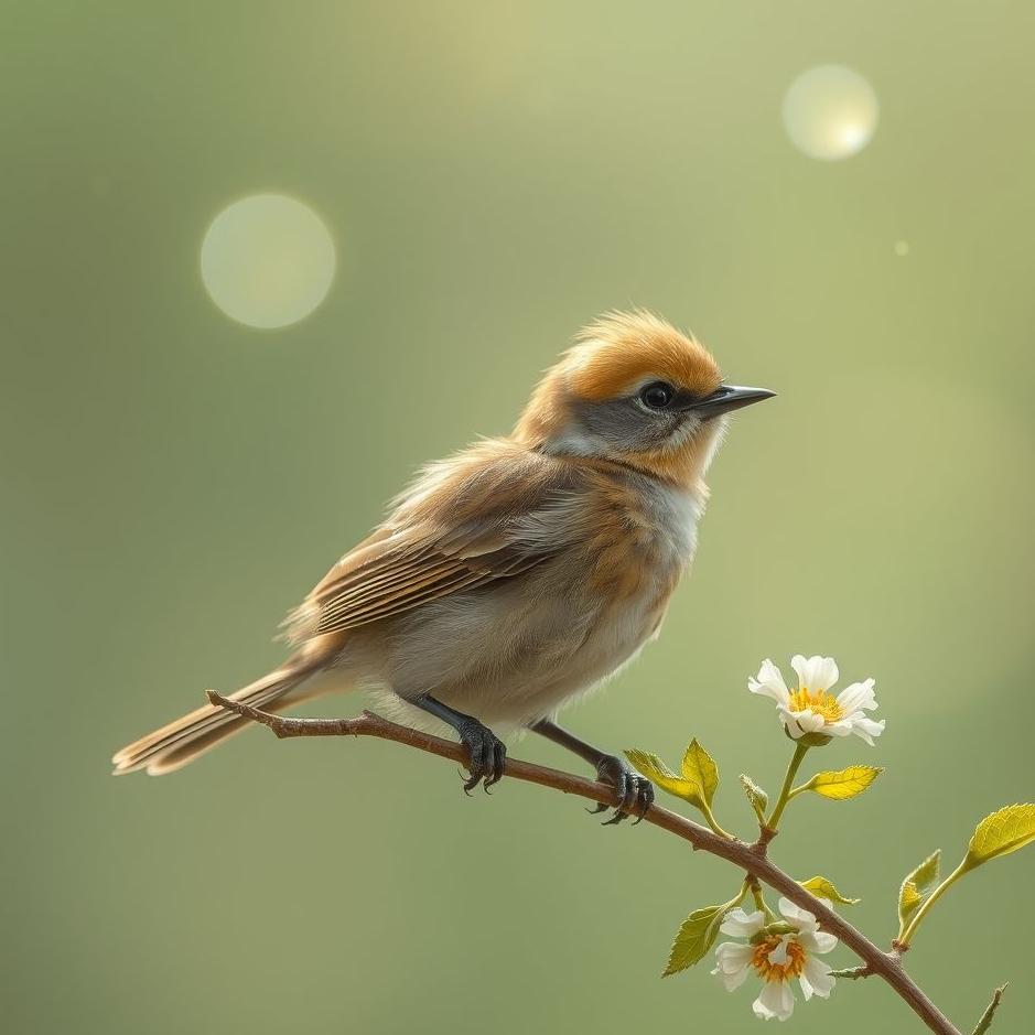 Dream : Young bird in a dream