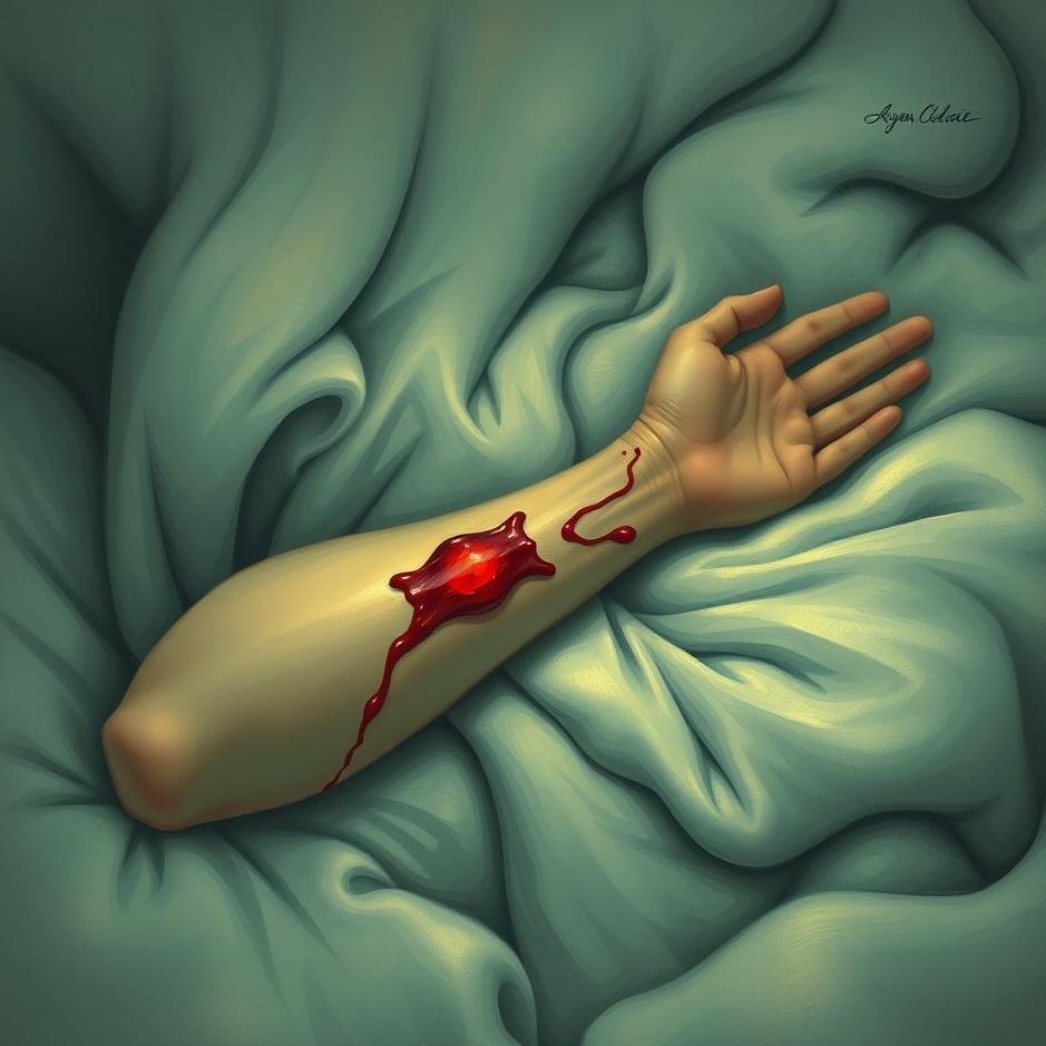 Dream : Your arm bleeding in a dream