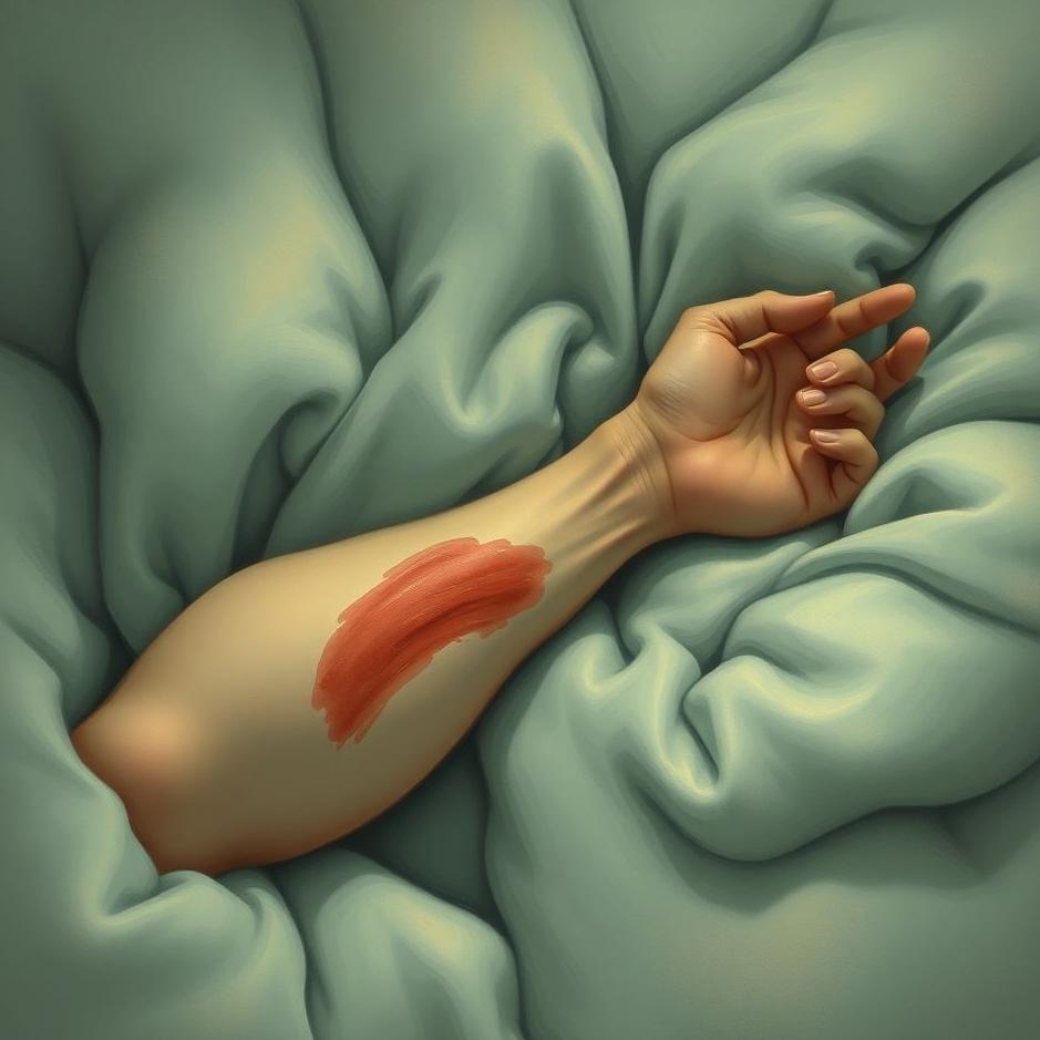 Dream : Your arm bruised in a dream