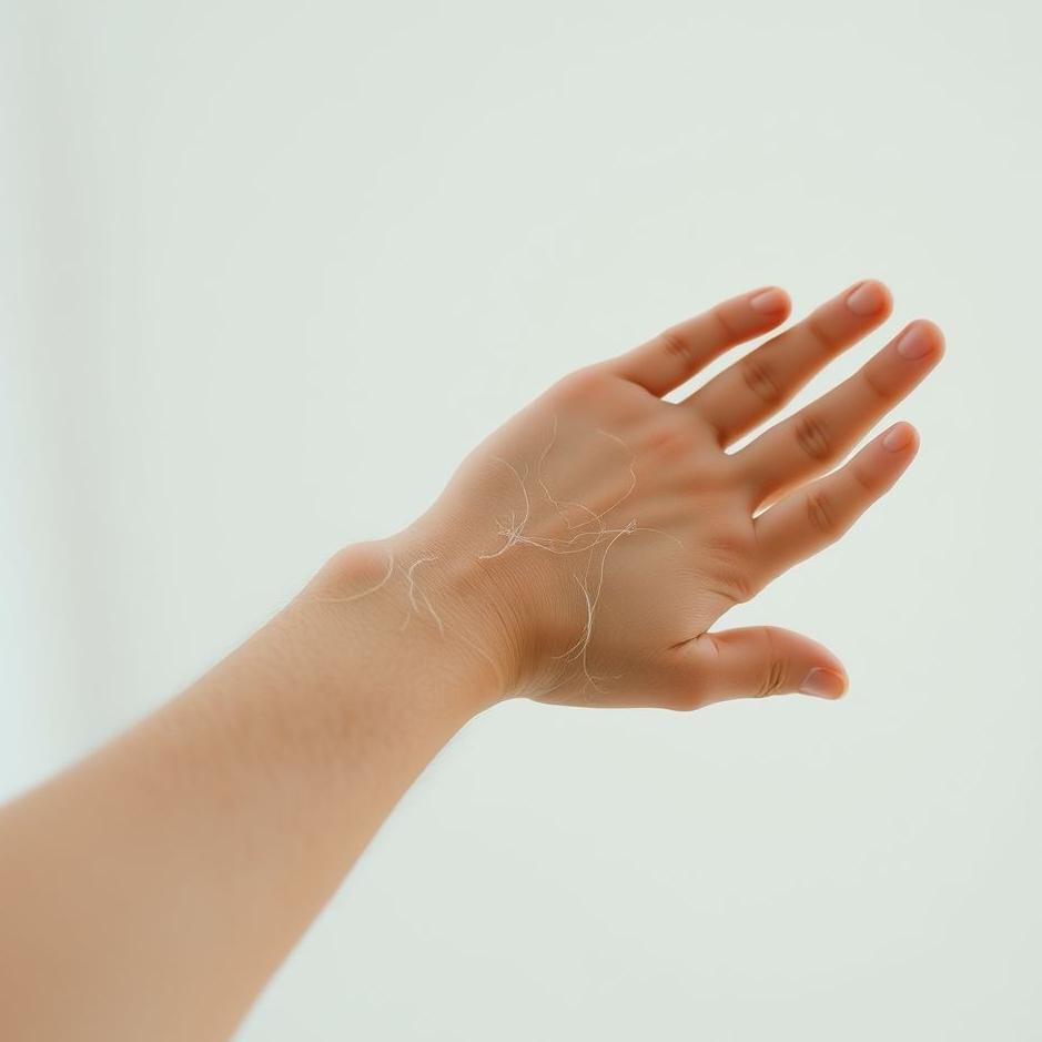 Dream : Your arm hair turning white in a dream