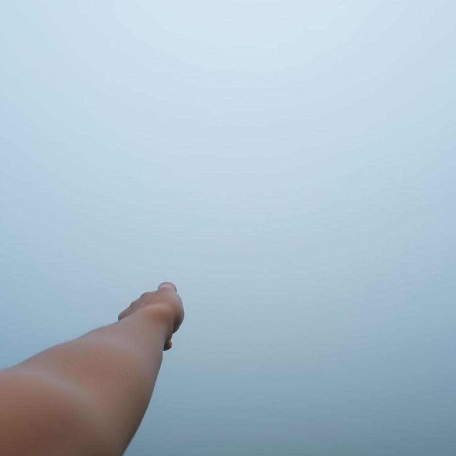 Dream : Your arm in fog in a dream