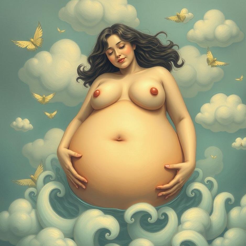 Dream : Your belly big in a dream