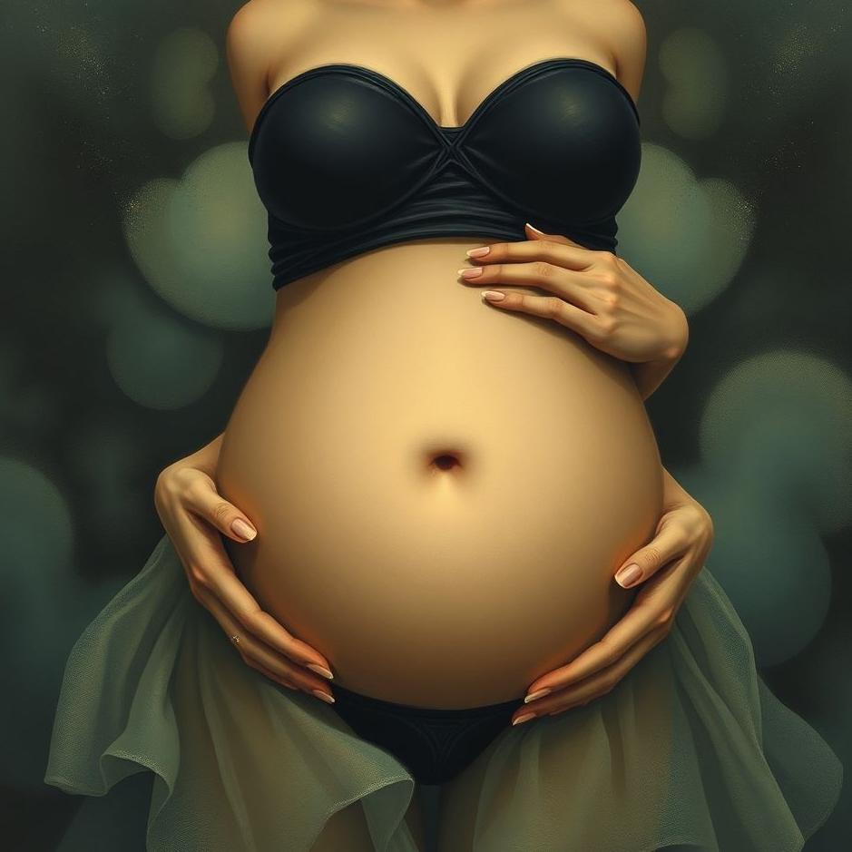 Dream : Your belly black in a dream