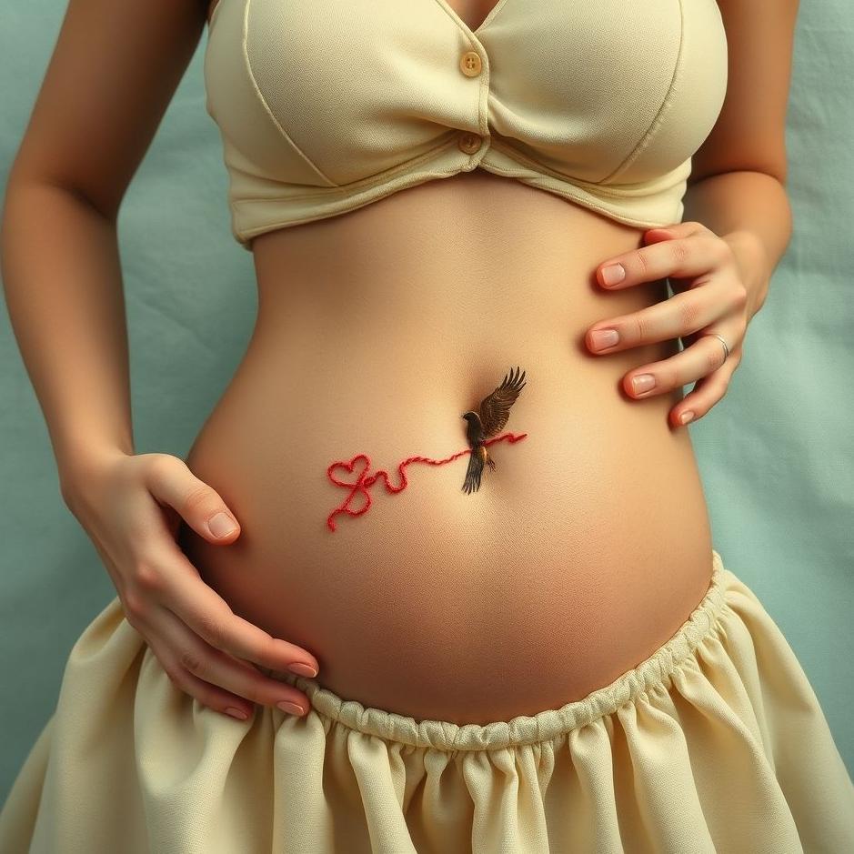 Dream : Your belly stitched in a dream