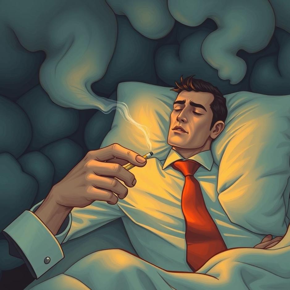 Dream : Your boss giving you cigarettes in your dream