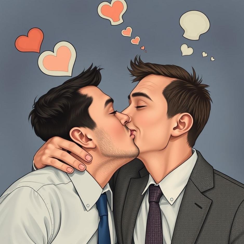 Dream : Your boss kissing you on the cheek in your dream