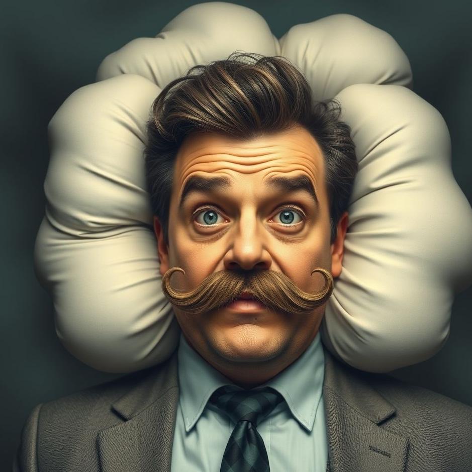 Dream : Your boss with a moustache in your dream