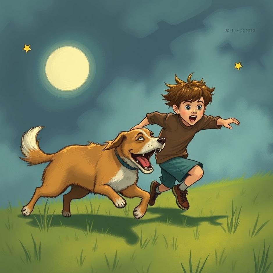 Dream : Your brother being chased by a dog in a dream