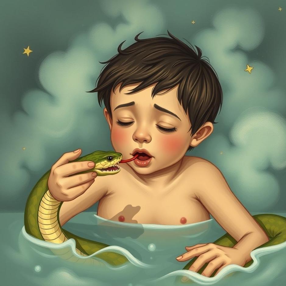 Dream : Your brother eating a snake in a dream