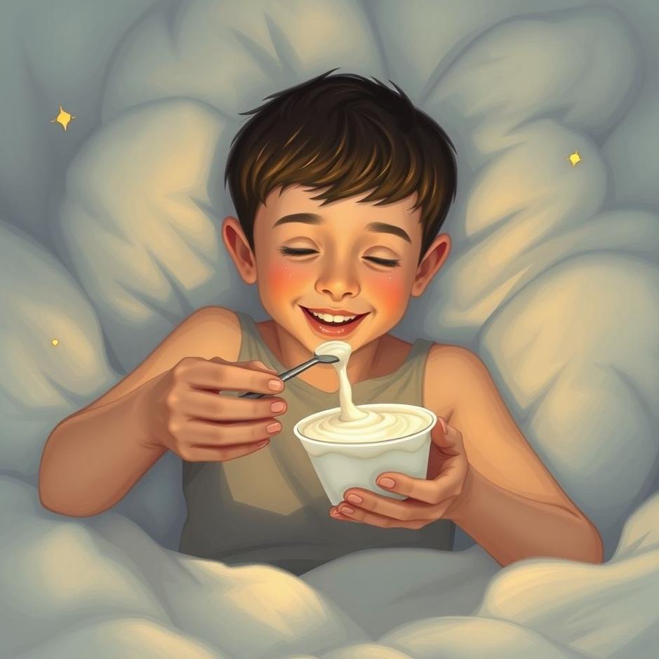 Dream : Your brother giving you yogurt in your dream