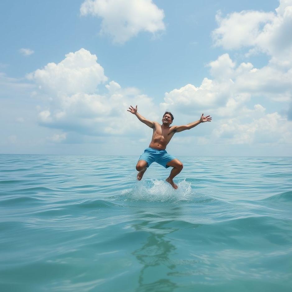 Dream : Your brother jumping into the water in a dream