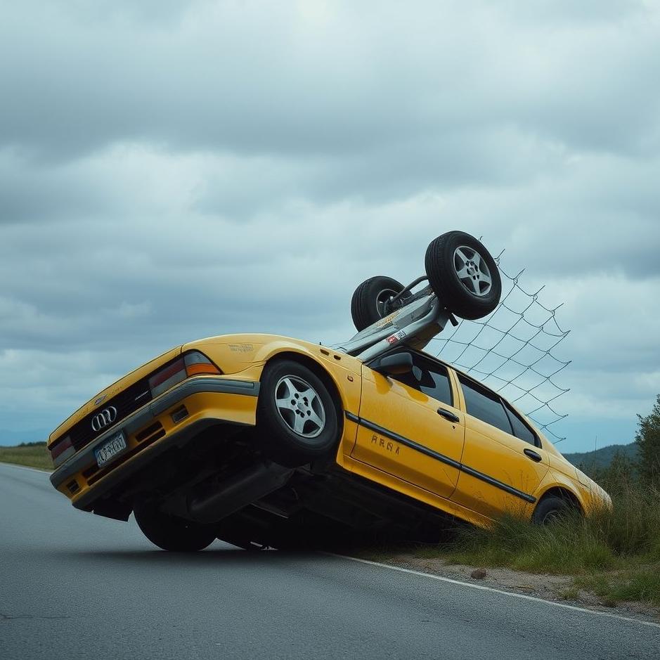 Dream : Your car overturning in your dream