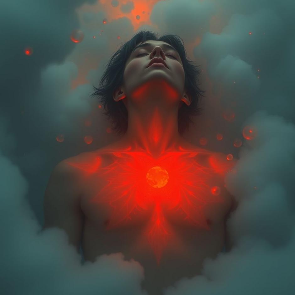 Dream : Your chest turning red in a dream