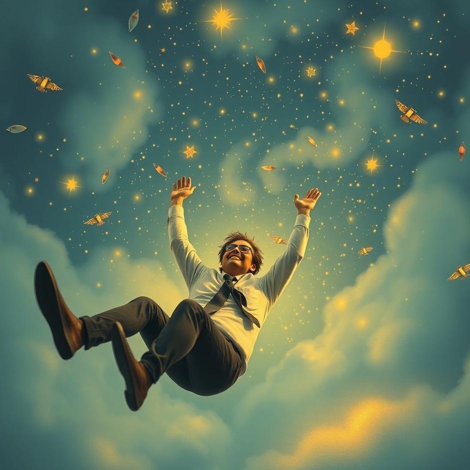 Dream : Your co-worker fall in a dream