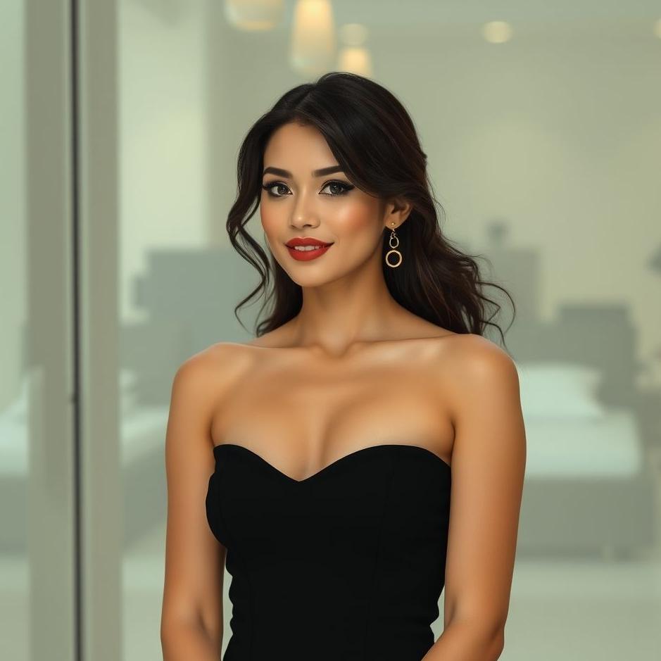 Dream : Your co-worker in a black dress in a dream