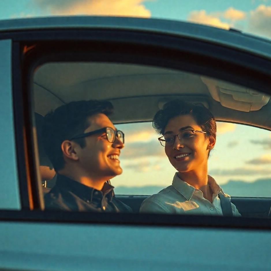 Dream : Your co-worker in a car in a dream