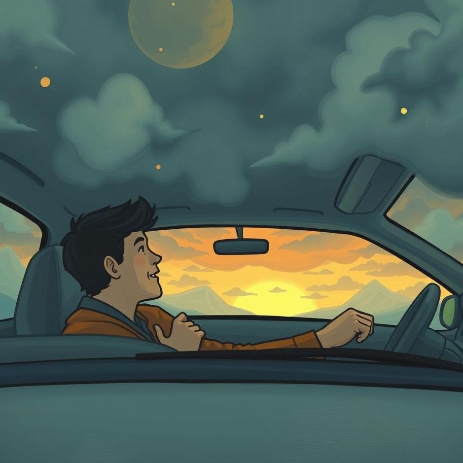 Dream : Your cousin driving a car in a dream