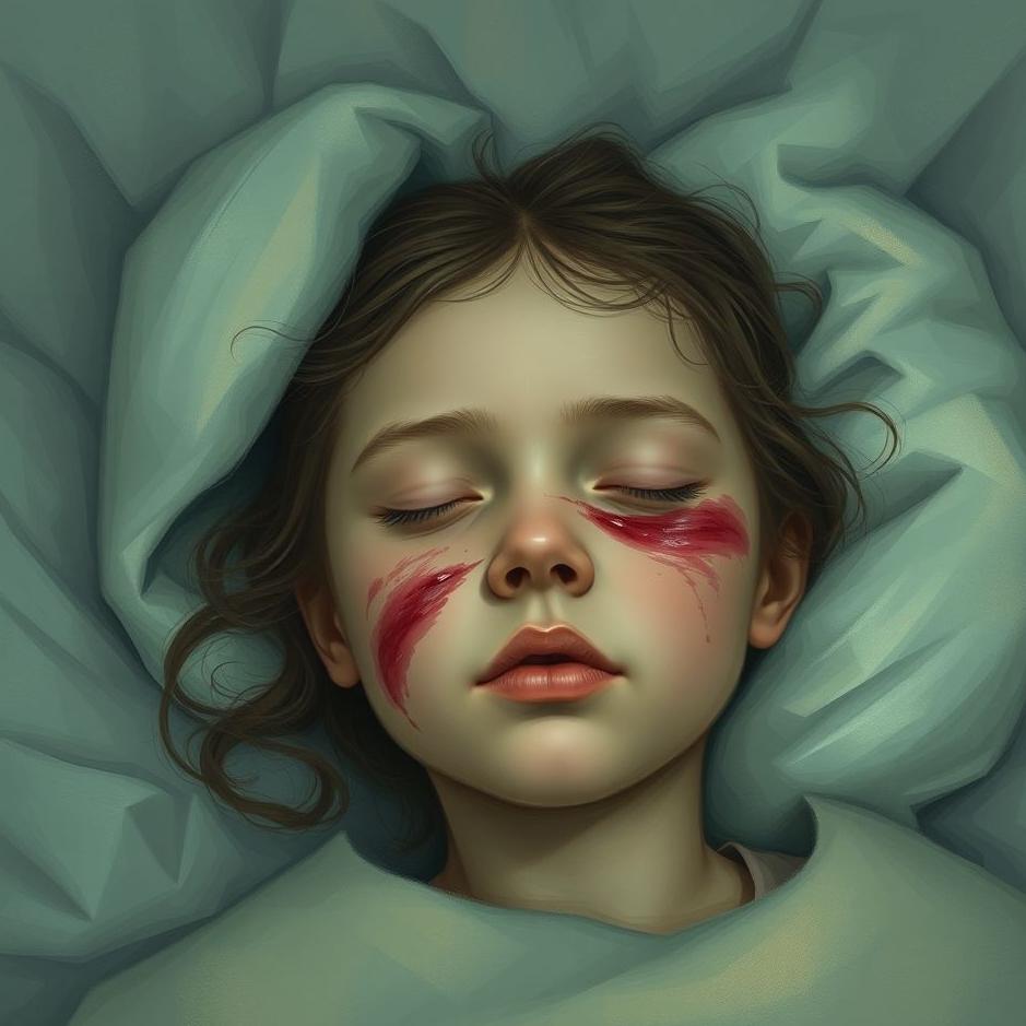 Dream : Your daughter's face bruised in a dream