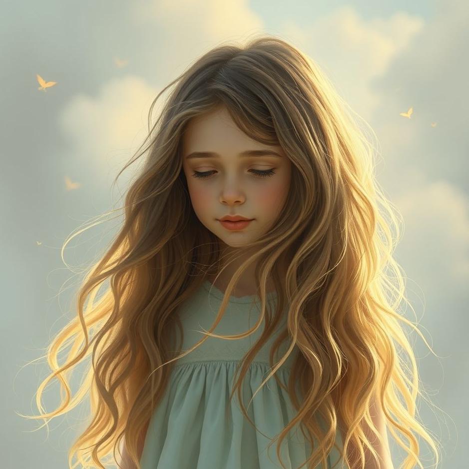 Dream : Your daughter's hair long in a dream