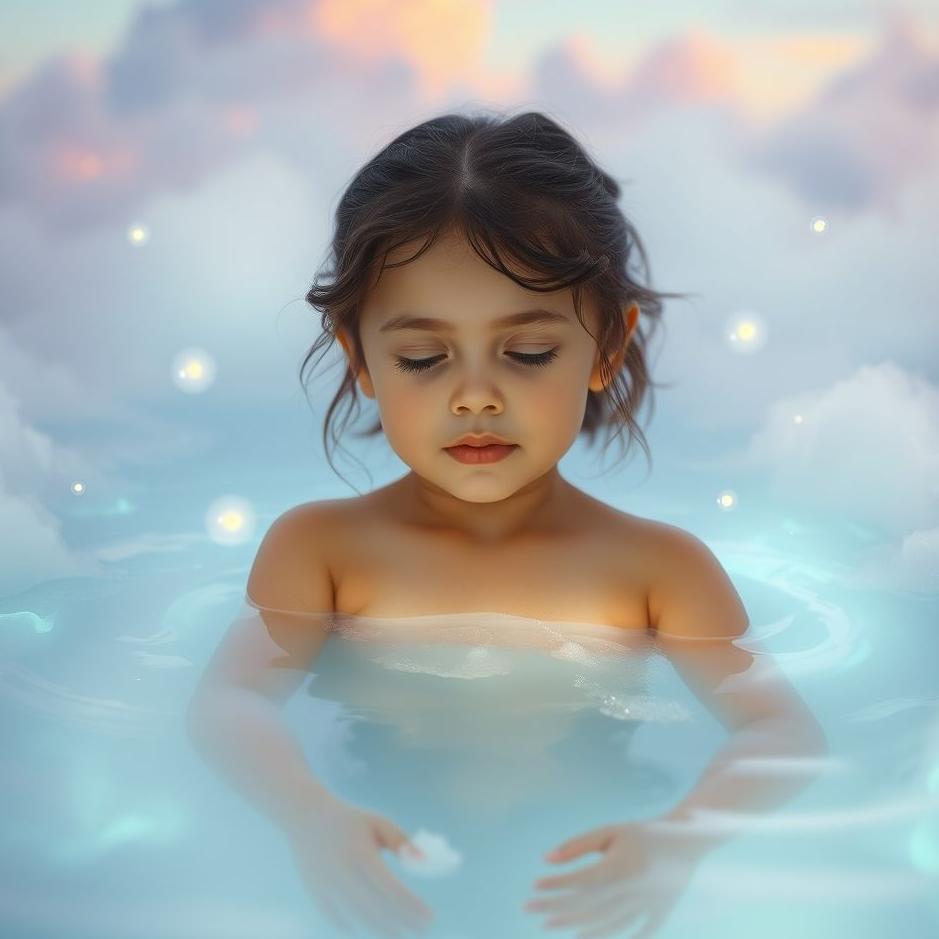 Dream : Your daughter bathing in a dream