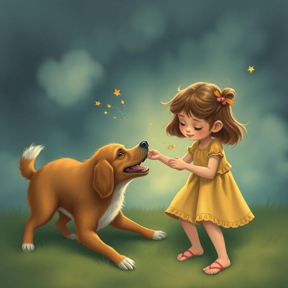 Dream : Your daughter bitten by a dog in a dream