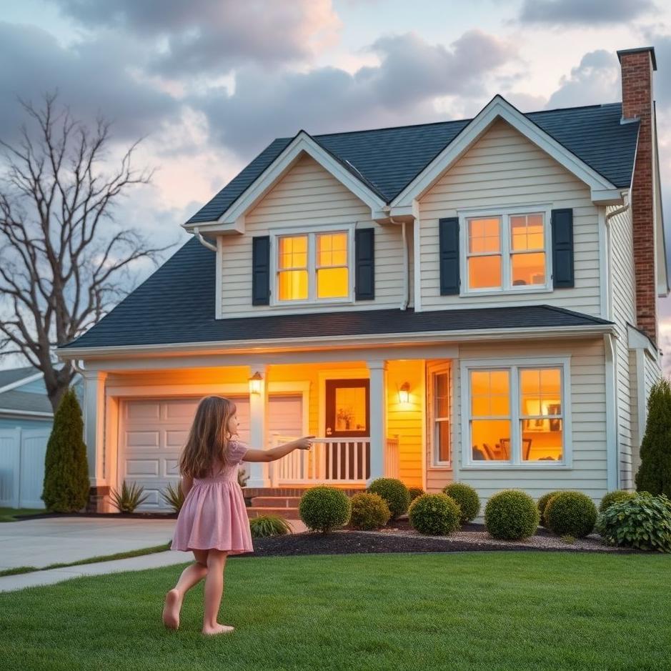Dream : Your daughter buying a house in a dream