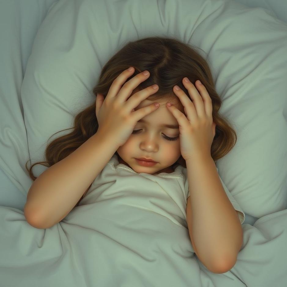 Dream : Your daughter covering her head in a dream